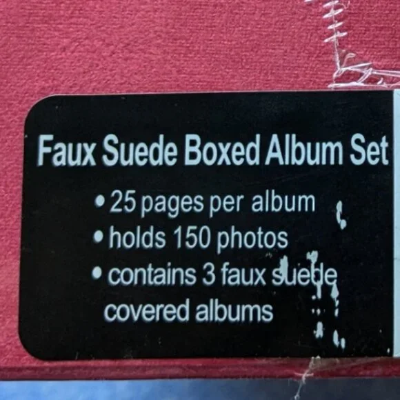 Faux suede boxed album set - Picture 7 of 7